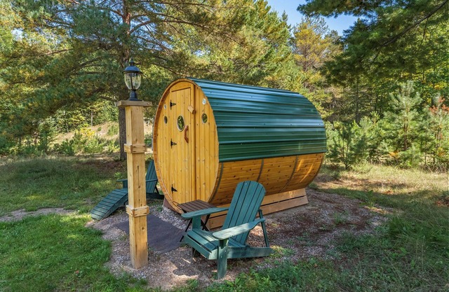 New Cedar Barrel Sauna! | Modern Northwoods Lakefront