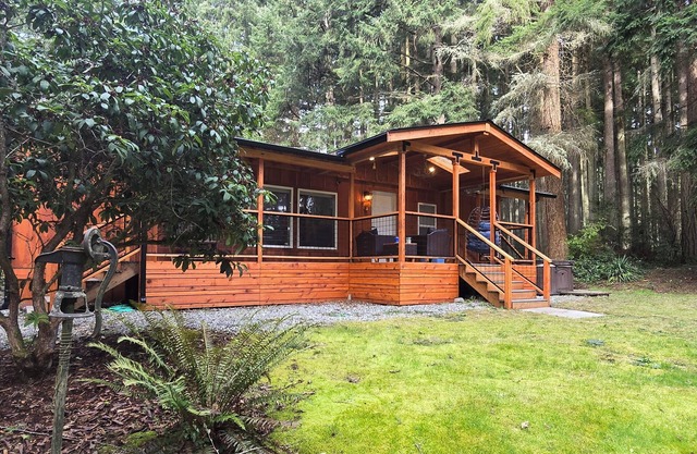 New listing! Secluded 3-bedroom house on 5 acres of woods on Whidbey Island.
