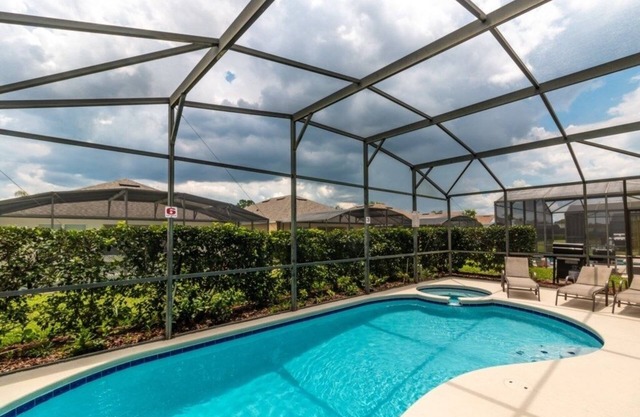 NEW! Modern Villa w/South-Facing Pool, Spa & Game Room Near Disney