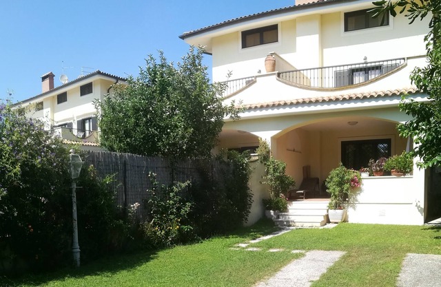 New panoramic villa with garden and veranda