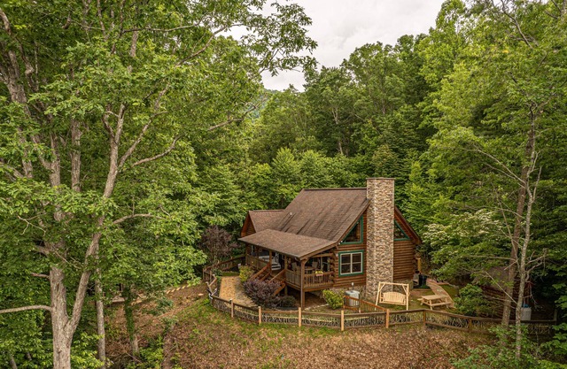 New Pet Friendly Serene Smoky Mountain Cabin W/Hot Tub, Fire-Pit & Amazing Views