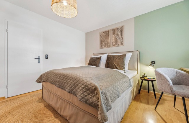 New! Stylish apartment close to the center*Coffee bar*Workplace*Parking space*Balcony