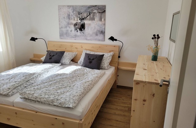New vacation apartment 75 sqm with balcony, up to 4 persons, 2 sep. Bedroom
