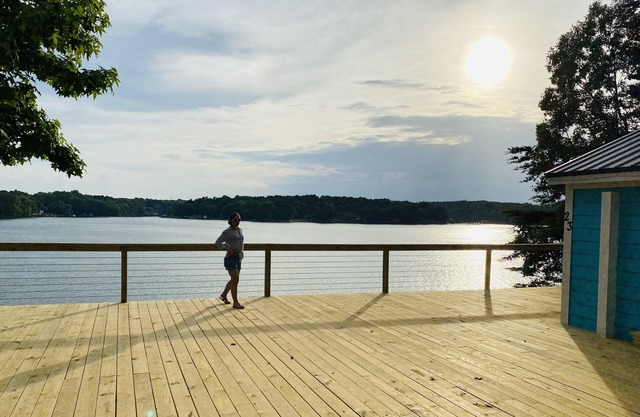 New Waterfront Cabin On The Large Sundeck 1 Bedroom Cabin by Redawning
