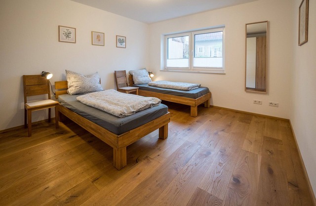 Newly built apartment in a quiet location with parking in front of the door