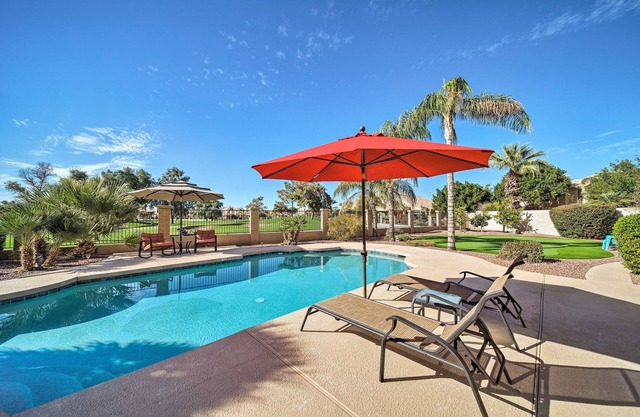 Newly Renovated Home on Fairway with Pool & Putting Green. Trendy Area.