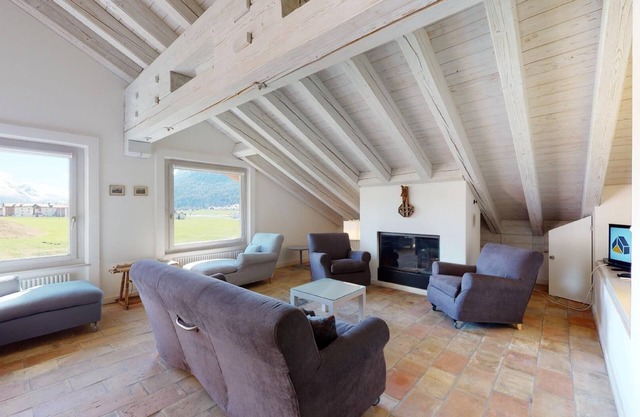 Nice 4 -room apartment on two floors, on the second and top floor, approx.