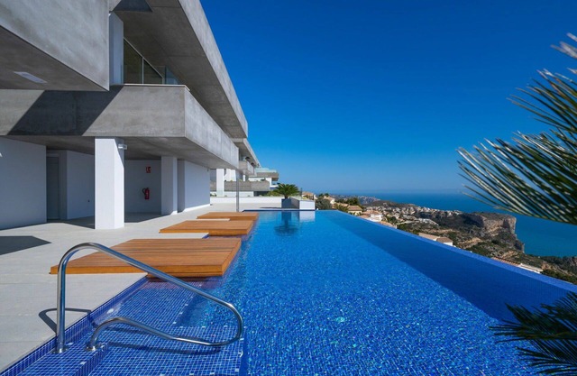 Nice apartment for 6 guests with WIFI, pool, A/C, TV, terrace and panoramic view