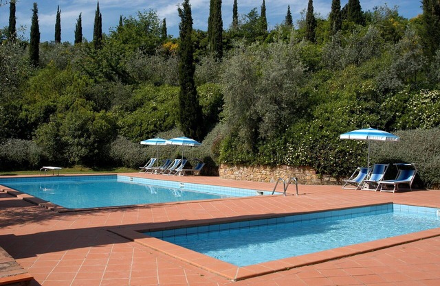 Nice apartment with A/C, WIFI, pool, TV, pets allowed and parking, close to San Gimignano