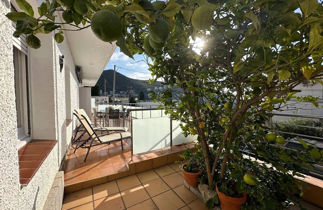 Nice flat near the beach, terrace AV-04