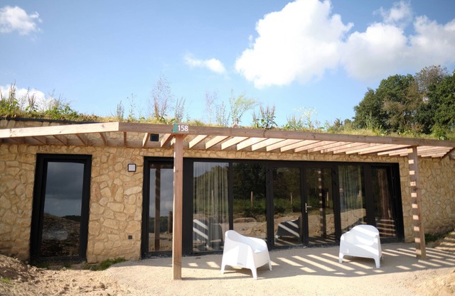 Nice hill lodge in Gulpen with great view