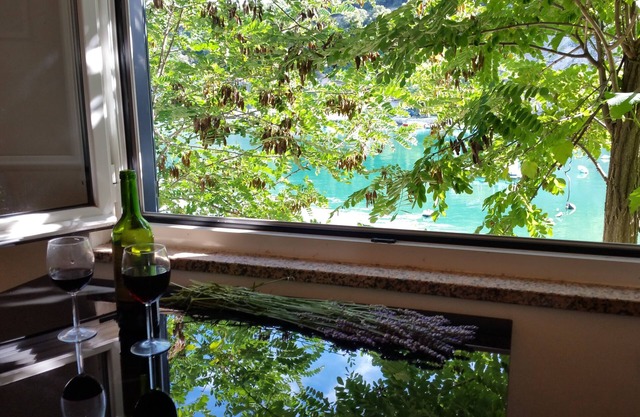 Nice house with sea views, directly on the sea, pets welcome