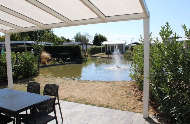 Nicely located by a cozy pond.