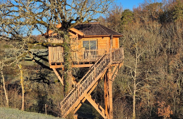 Nids en Perigord, cabane perchée avec Spa à 10min de Sarlat