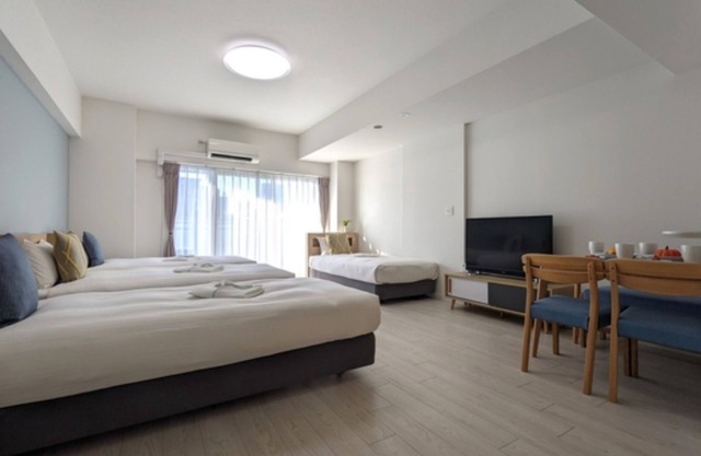Nonsmoking 4 single beds Standard plan Gourme/Osaka Ōsaka