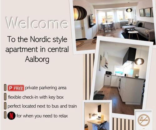 Nordic style apartment in central Aalborg