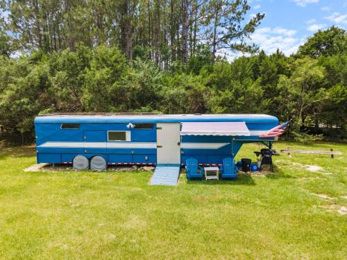 NoZaDi classic horse trailer converted into a unique tiny home