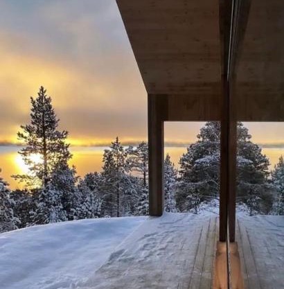 Ny hytte i Malangen