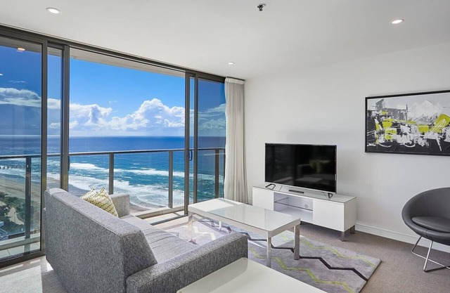 Ocean and Beach View Apartment on Gold Coast