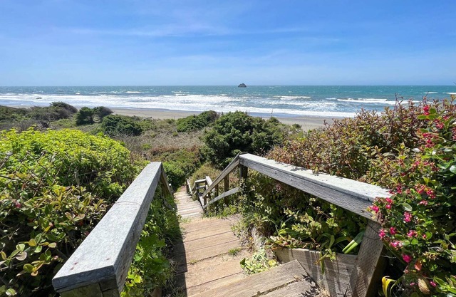 Ocean Front Sunset Shore Retreats "Sea Otter Snooze"