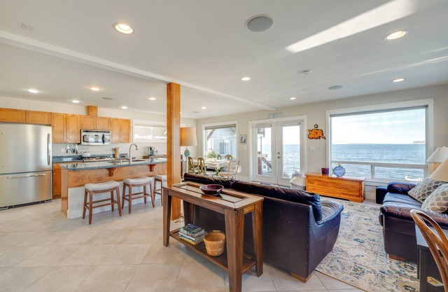 Ocean Views & Beach Access at Cottage on Birch Bay