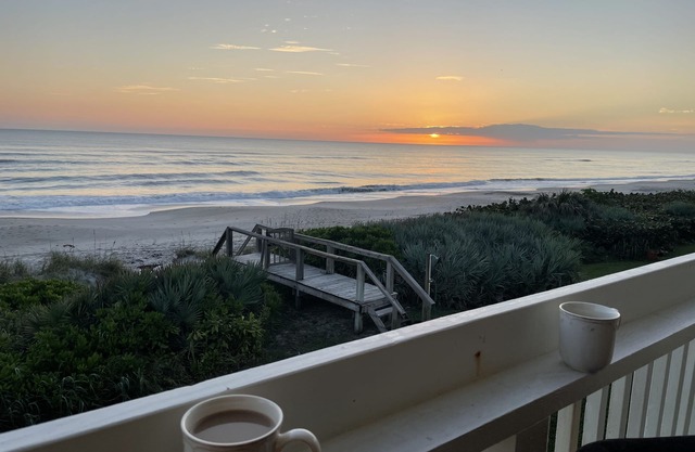 Oceanfront 3-story luxury 3-bedroom 2-bath with direct access to pristine beach