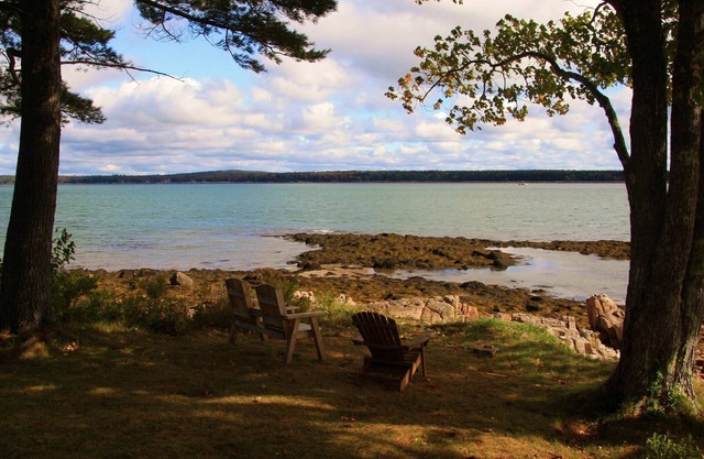Oceanfront home on the Schoodic Peninsula