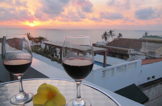 Old City Elegance with Magnificent Ocean Views and Sunsets from top roof.