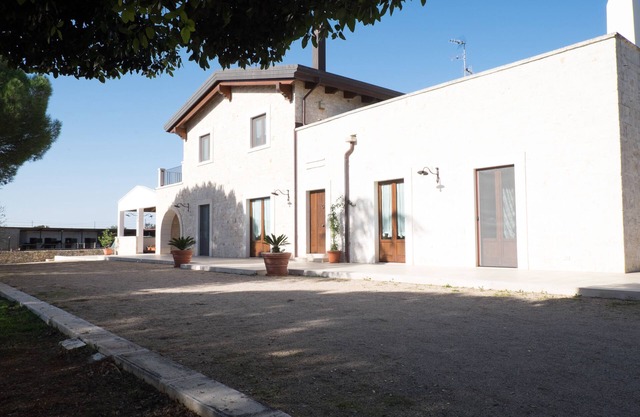 old farmhouse in the green of the Murgia, a land of Trulli and caves