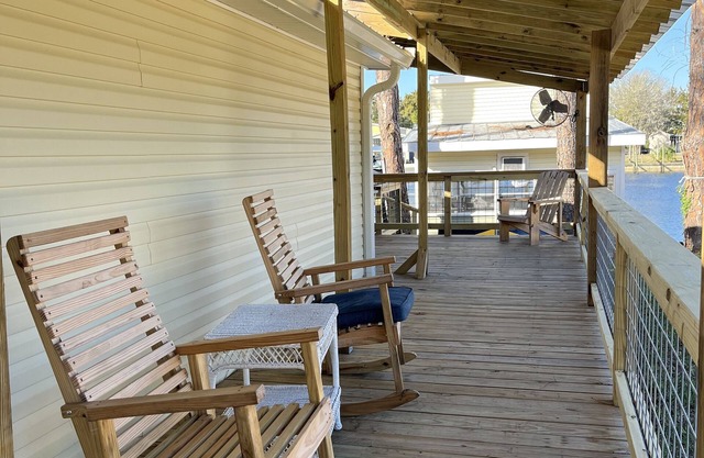 Old Florida Waterfront Getaway - Large Porch, Big Dock, & Pet Friendly