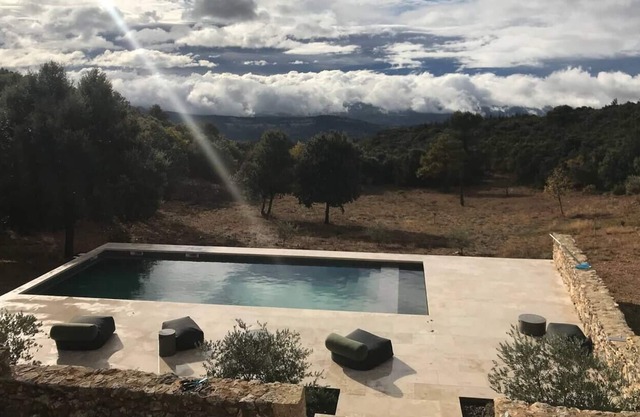 Old Sheepfold with in the middle of the woods with heated swimming pool