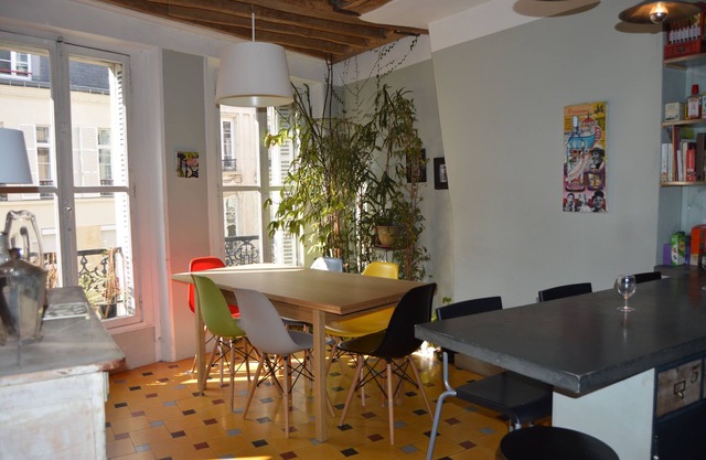 Old typical parisian-style family apartment