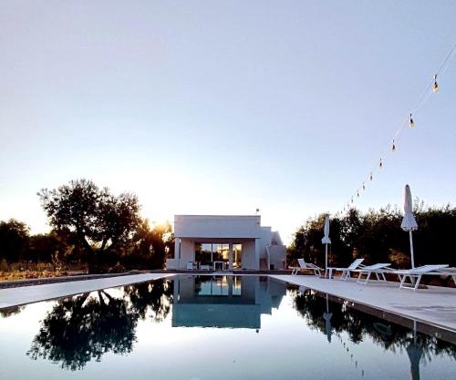 Olive trees house