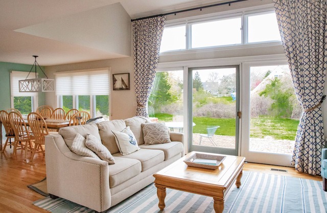 On HGTV! New w/Hot Tub, Bocce Court, AC, WALK to Town & Beach!