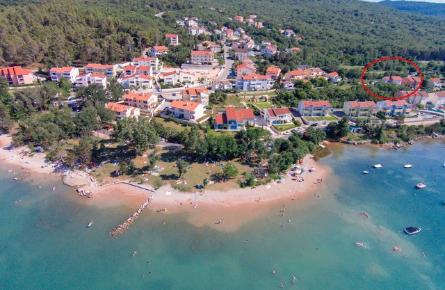 One bedroom apartment with balcony Soline, Krk (A-19324-a)