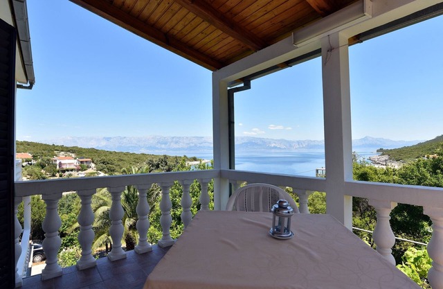 One bedroom apartment with terrace and sea view Cove Zarace (Gdinj), Hvar (A-4597-e)