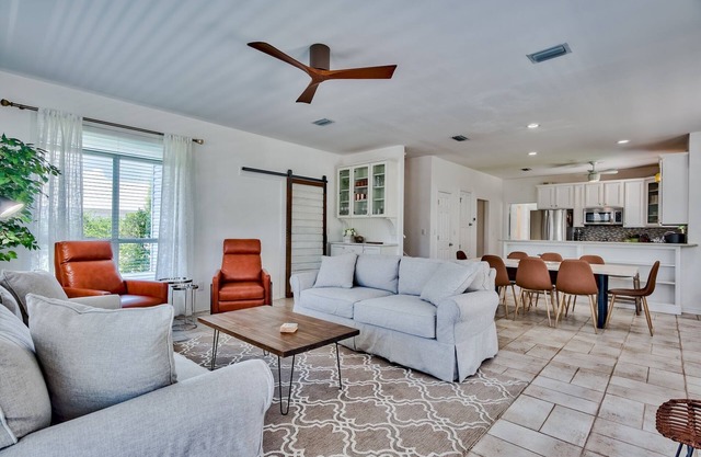One & Only Features + Crystal Beach Desired Spot + Private Yard + Steps to Beach
