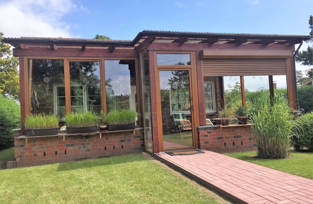 Only 5 kilometers to Rügen without stress and without traffic jams. Top holiday home. 60 sqm.