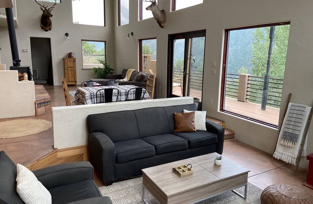 Open, Airy Mountaintop Home