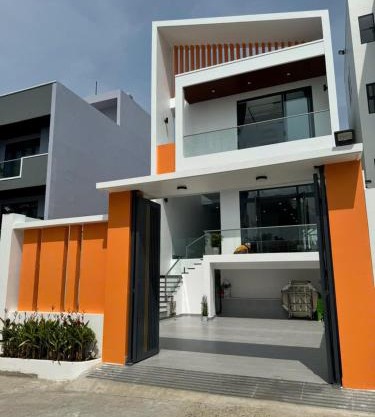 Orange house