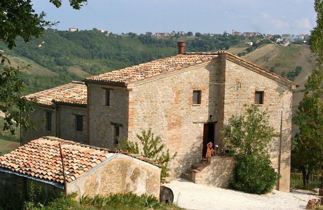 Organic vineyard/olive farmhouse with superb views of the Mountains/valley