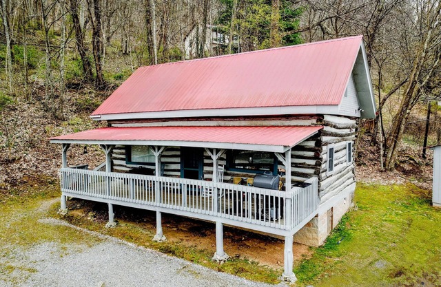 Original log home in the Smokey Mountains