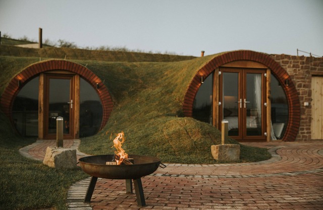 Otters View - Underground Hobbit Home Sleeping 6 guests, Pet Friendly