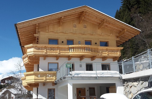 Our apartment is in the middle of the mountains