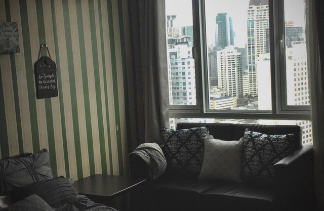 Our condo has free coffee, and when you wake up, you get to see an amazing view!