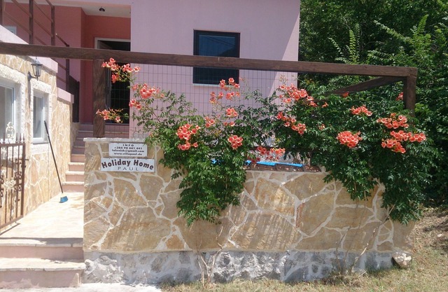 Our house is in a small village on the lake and 4 km from the beach