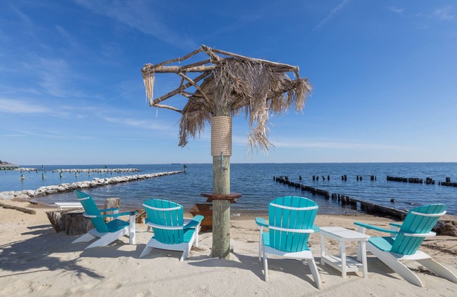 Oyster Harbor Waterfront Vacation Home - Private Dock and Backyard