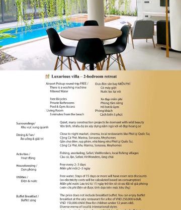 P Villa with 2 bedroom - private swimming pool Phu Quoc