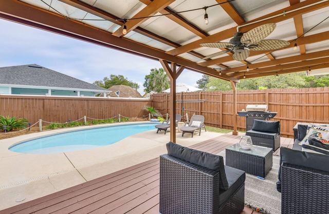 Panama City Beach Home w/Private Pool & Gas Grill