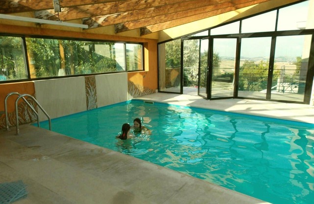 Panoramic hillside accommodation